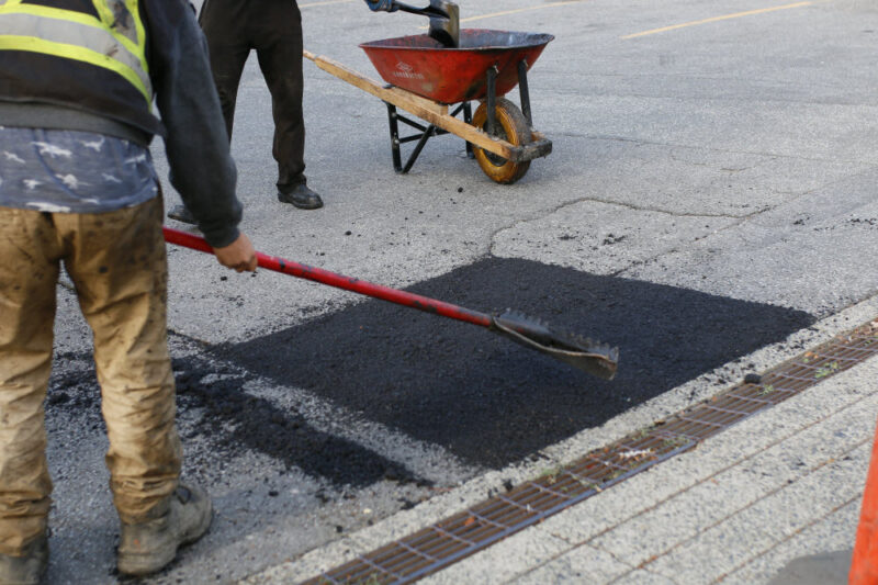 Repair Cracks and Potholes