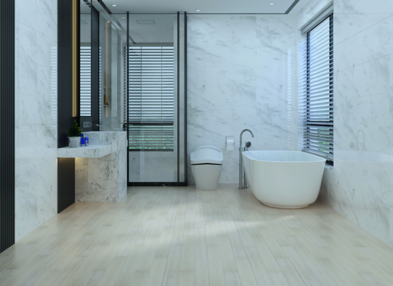 bathroom bamboo flooring