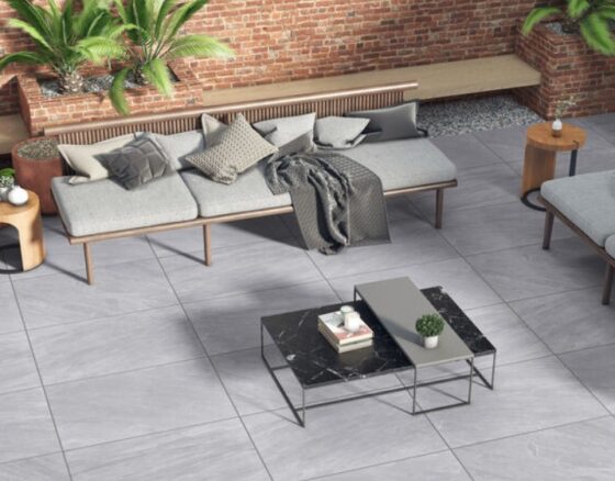 How to Style Your Patio Using Grey Porcelain Paving Slabs - Inspired Homes