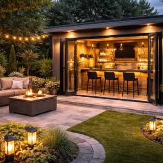 Outdoor Bar to Elevate Your Garden Living Space