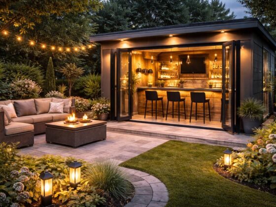 Outdoor Bar to Elevate Your Garden Living Space