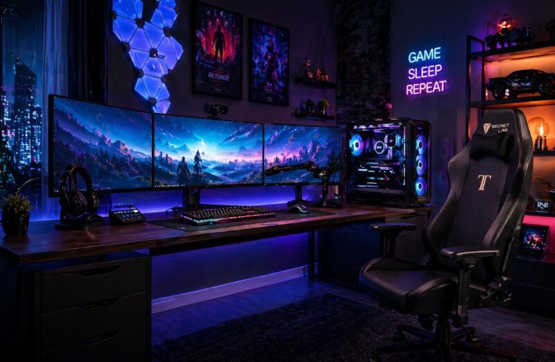 high-performance equipment for gaming room