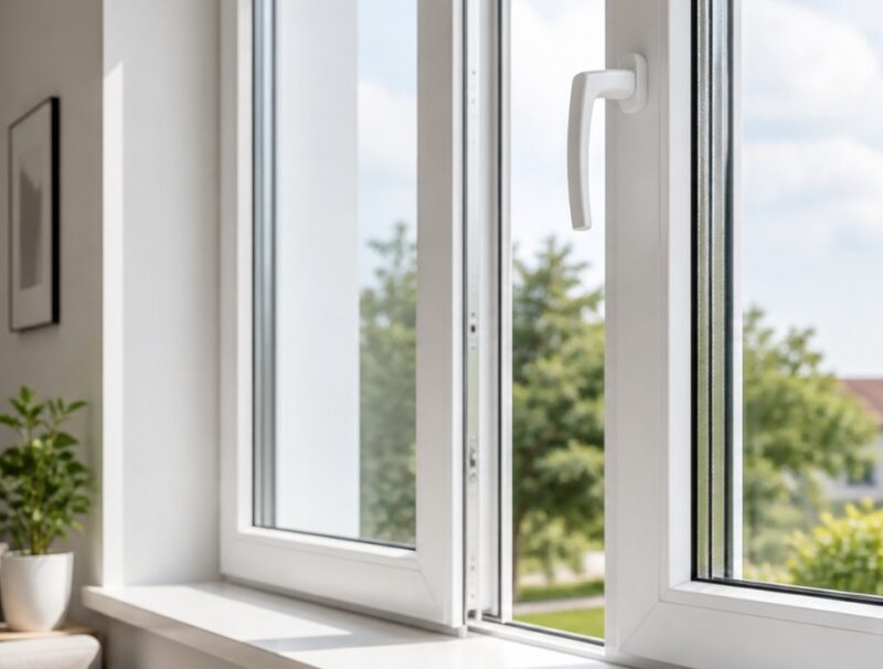 PVC window frames