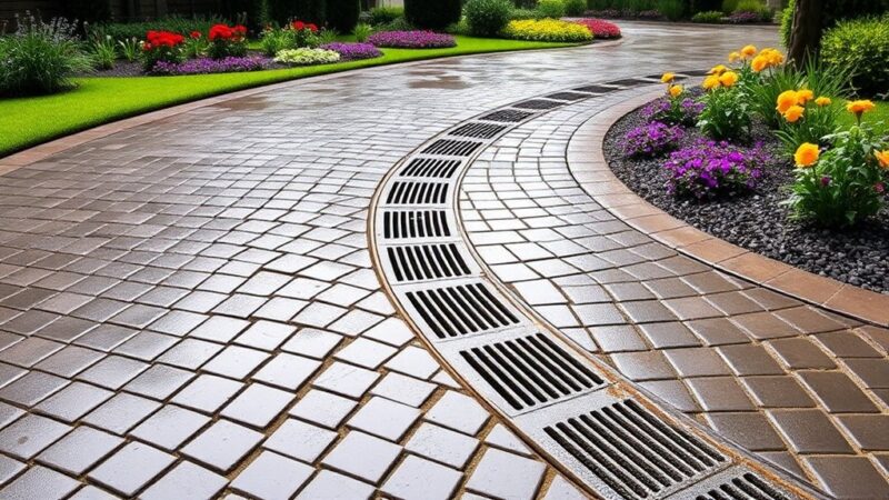 Managing Driveway Drainage in yard